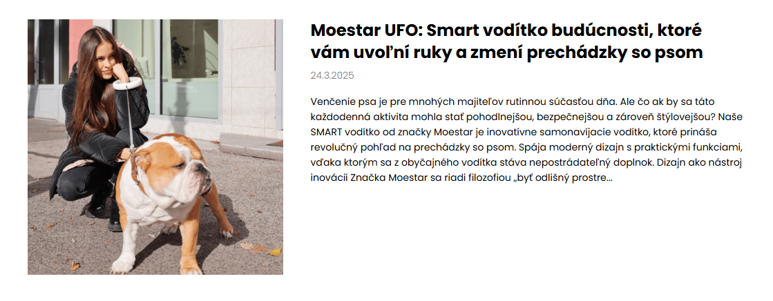 článok vodítko smart handsfree
